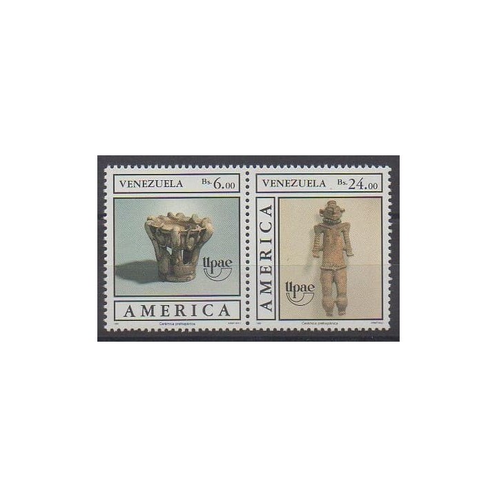 Acheter cette série de timbres du Venezuela de l'année 1989 (No 1459/1460).