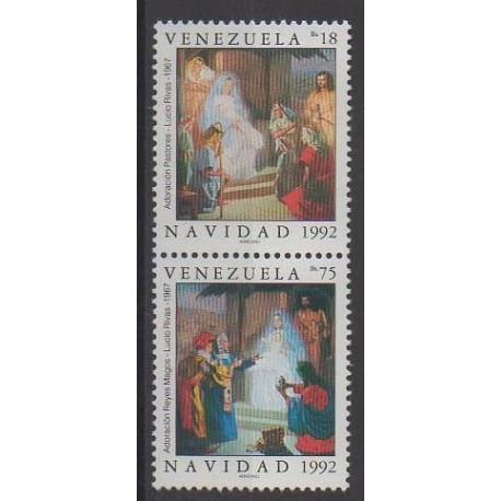 Venezuela - 1992 - Nb 1613/1614 - Christmas - Paintings