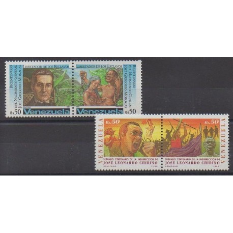 Venezuela - 1995 - Nb 1764/1767 - Various Historics Themes