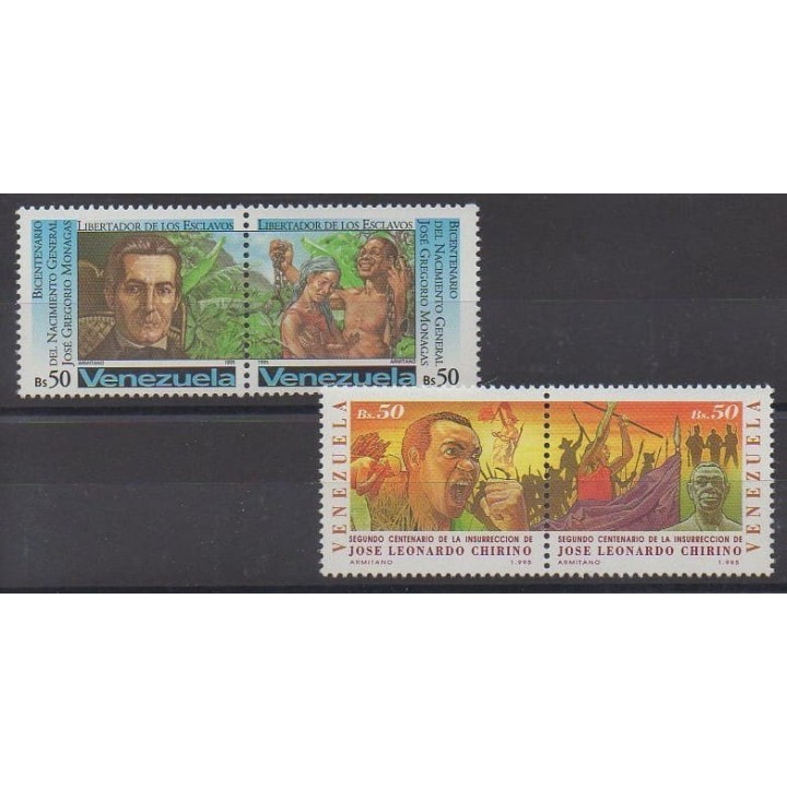 Acheter cette série de timbres du Venezuela de l'année 1995 (No 1764/1767).