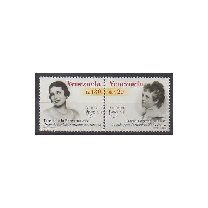 Buy this set of stamps of Venezuela of the year 1998 (Nb 2153/2154).