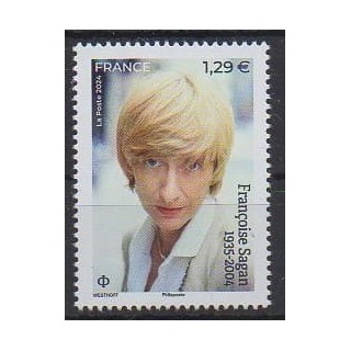 Buy this stamp of France of the year 2024 (Françoise Sagan).
