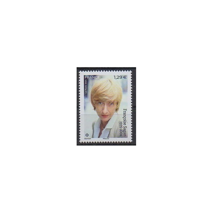 Buy this stamp of France of the year 2024 (Françoise Sagan).