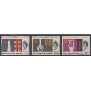 Buy this set of stamps of Pitcairn of the year 1966 (Nb 63/65).