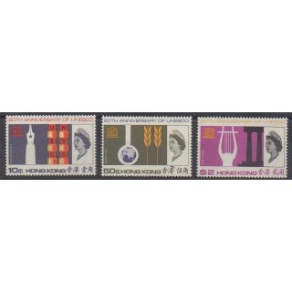 Acheter cette série de timbres d'Hong-Kong de l'année 1966 (No 222/224).