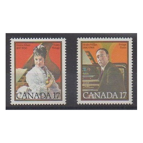 Canada - 1980 - No 739/740 - Musique