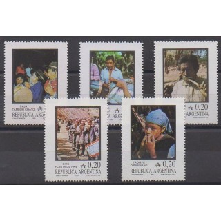 Buy this set of stamps of Argentina of the year 1985 (Nb 1490/1494).