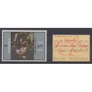Acheter cette série de timbres du Venezuela de l'année 1976 (No 966/967).