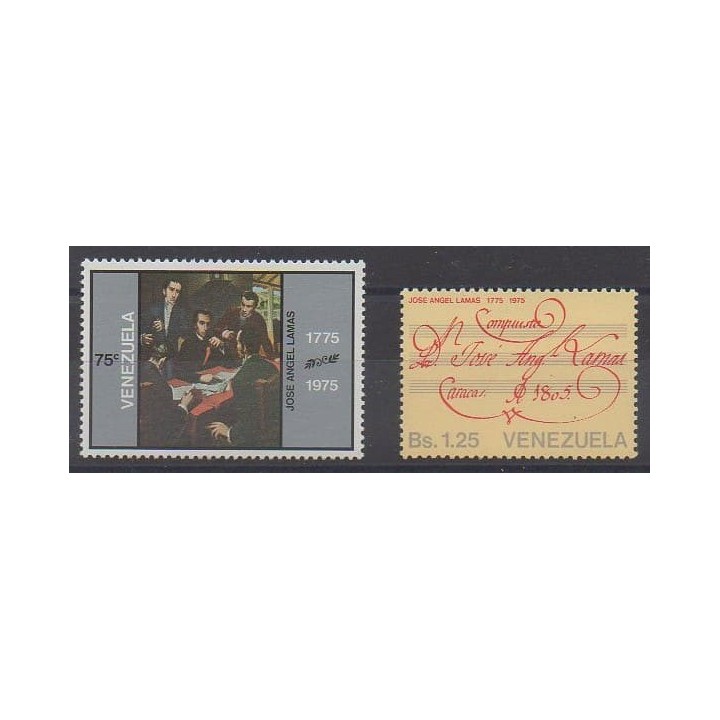 Acheter cette série de timbres du Venezuela de l'année 1976 (No 966/967).