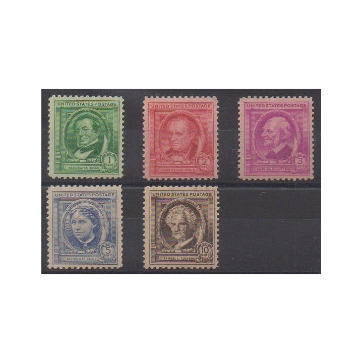 Buy this set of stamps of United States of the year 1940 (Nb 413/417). - Mint hinged