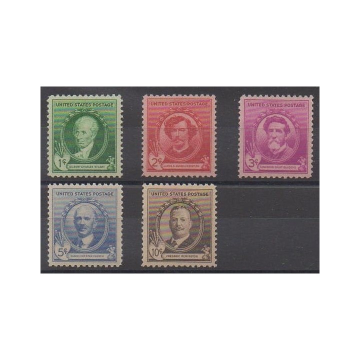 Buy this set of stamps of United States of the year 1940 (Nb 438/442). - Mint hinged