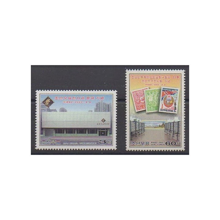 Buy this set of stamps of North Korea of the year 2003 (Nb 3286/3287).