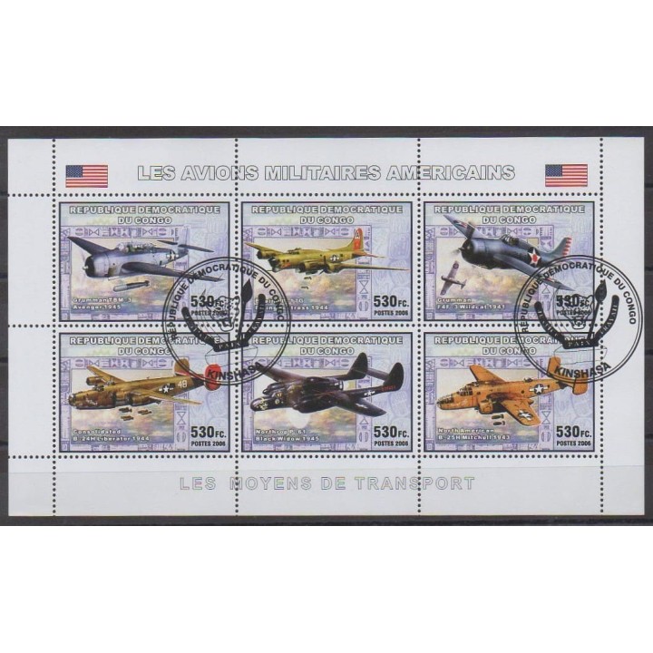 Buy this set of stamps of the Democratic Republic of Congo ( of the year 2006 (Nb 1800N/1800T). - Used
