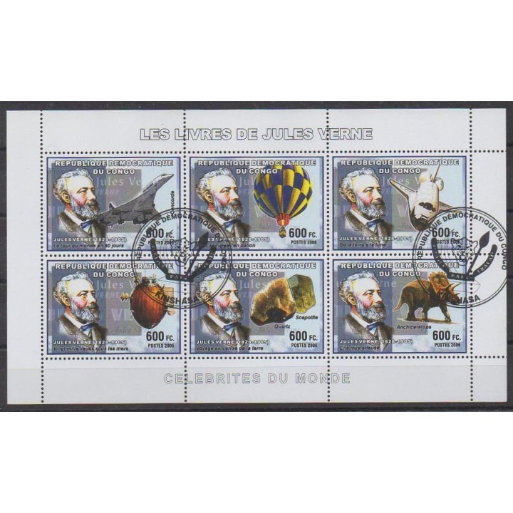 Acheter cette série de timbres de la République Démocratique du Congo de l'année 2006 (No 1689/1694). - Oblitéré