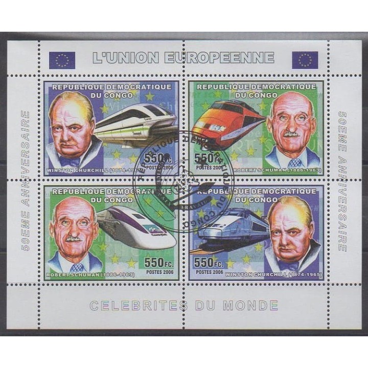 Acheter cette série de timbres de la République Démocratique du Congo de l'année 2006 (No 1679/1682). - Oblitéré