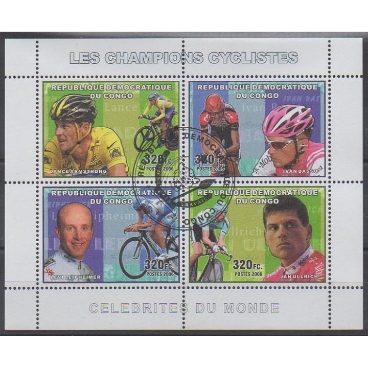 Acheter cette série de timbres de la République Démocratique du Congo de l'année 2006 (No 1721/1724). - Oblitéré