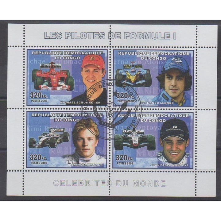 Buy this set of stamps of the Democratic Republic of Congo ( of the year 2006 (Nb 1757/1760). - Used