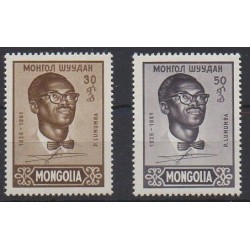 Mongolie - 1961 - No 191/192 - Célébrités