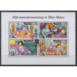 Maldives - 2014 - Nb 4337/4340 - Paintings - Used