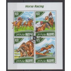 Maldives - 2014 - Nb 4373/4376 - Horses - Used