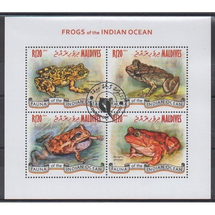 Acheter cette série de timbres des Maldives de l'année 2014 (No 4301/4304). - Oblitéré