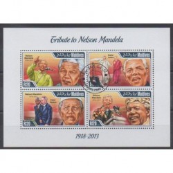 Maldives - 2014 - Nb 4233/4236 - Celebrities - Used