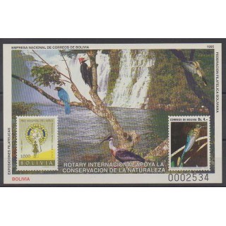 Buy this souvenir sheet  of Bolivia of the year 1995 (Nb BF186).