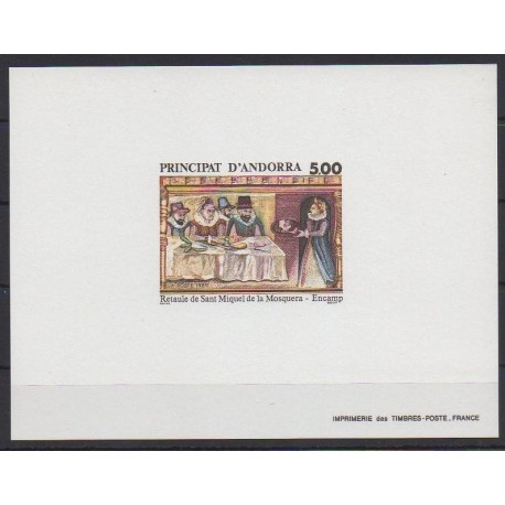 Andorre - 1989 - No 384 - Epreuve de luxe - Peinture