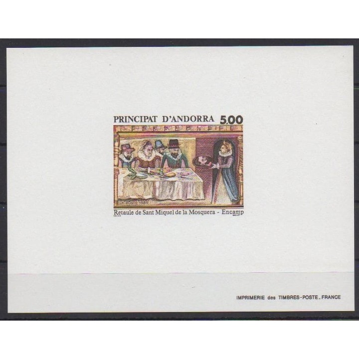 Acheter ce timbre d'Andorre français de l'année 1989 (No 384 - Epreuve de luxe).
