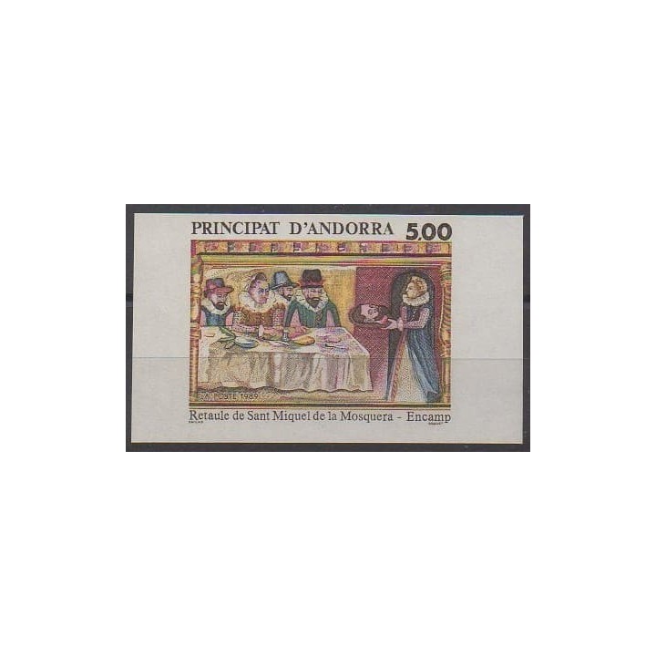 Acheter ce timbre d'Andorre français de l'année 1989 (No 384a).
