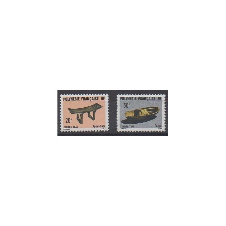 Acheter cette série de timbres de Polynésie de l'année 1987 (No T8/T9).