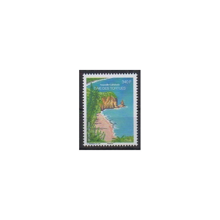 Buy this stamp of New Caledonia of the year 2024 (La baie des tortues).