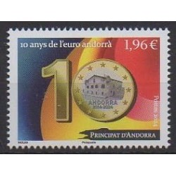 French Andorra - 2024 - 10 ans de l'euro à Andorre - Coins, Banknotes Or Medals