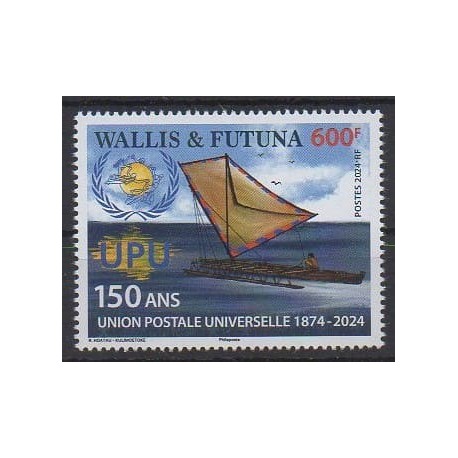 Wallis et Futuna - 2024 - 150 ans de l'UPU - Service postal