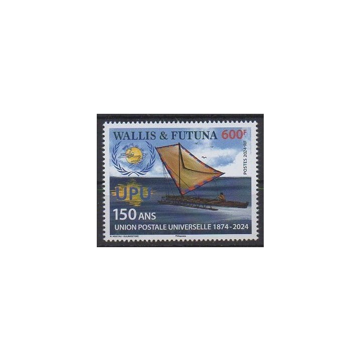 Acheter ce timbre de Wallis et Futuna de l'année 2024 (150 ans de l'UPU).