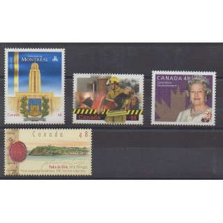 Acheter cette série de timbres du Canada de l'année 2003 (No 1996/1999).