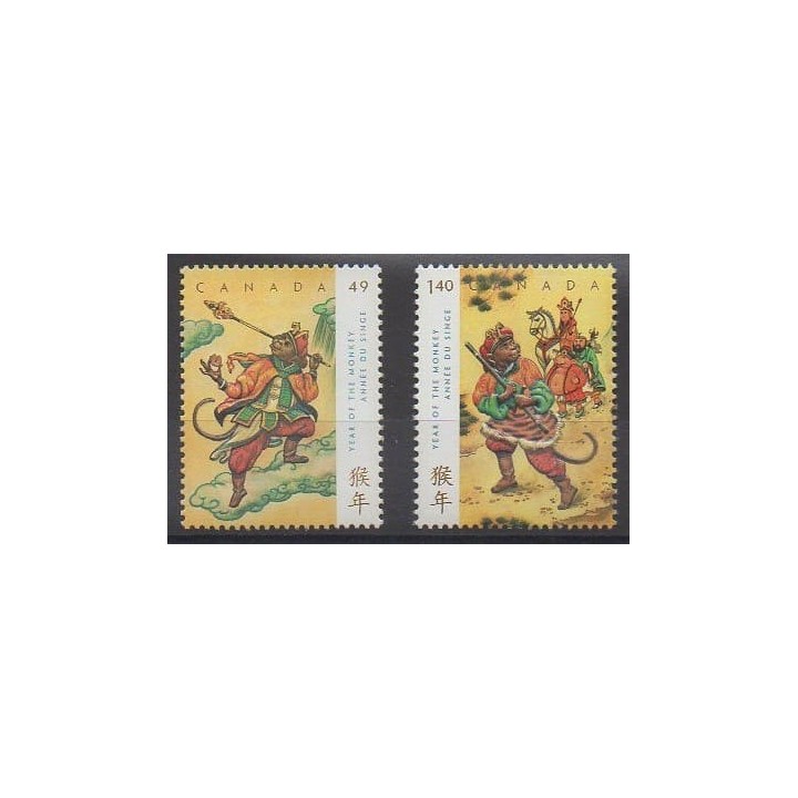 Buy this set of stamps of Canada of the year 2004 (Nb 2048/2049).