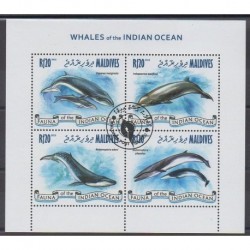 Maldives - 2013 - Nb 4067/4070 - Mamals - Sea life - Used