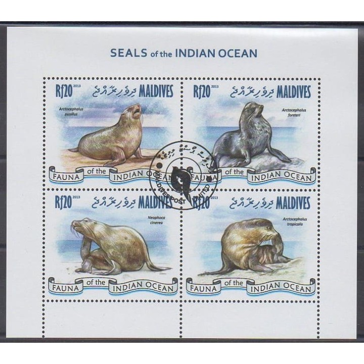 Acheter cette série de timbres des Maldives de l'année 2013 (No 4059/4062). - Oblitéré