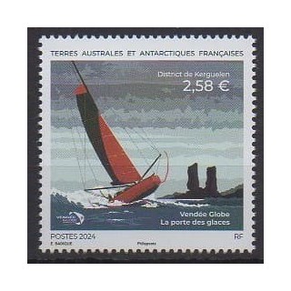 Buy this stamp of FSAL of the year 2024 (Vendée Globe).
