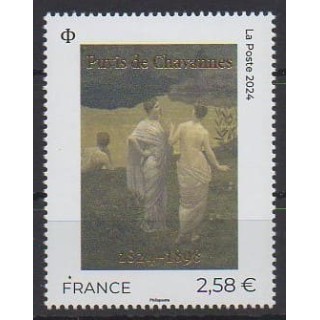 Buy this stamp of France of the year 2024 (Puvis de Chavannes).