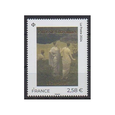 France - Poste - 2024 - Puvis de Chavannes - Paintings