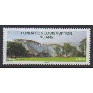 Buy this stamp of France of the year 2024 (Fondation Louis Vuitton).