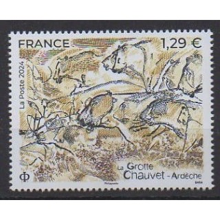 Acheter ce timbre de France de l'année 2024 (La grotte Chauvet).