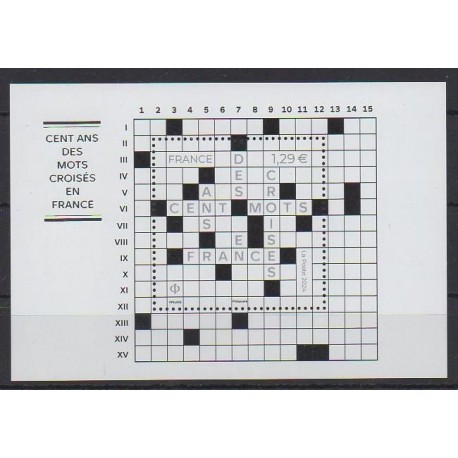 France - Blocks and sheets - 2024 - Nb BF Mots croisés -