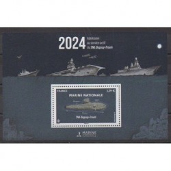 France - Blocks and sheets - 2024 - Nb BF SNA Duguay-Trouin - Military history - Boats -