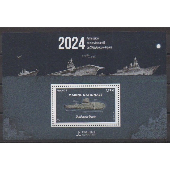 Acheter ce bloc-feuillet de France de l'année 2024 (No BF SNA Duguay-Trouin).