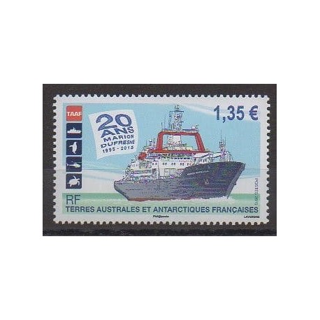 French Southern and Antarctic Territories - Post - 2015 - Nb 752 - Boats - Polar