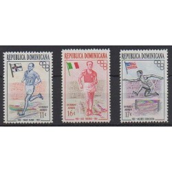 Dominican (Republic) - 1957 - Nb PA101/PA103 - Summer Olympics