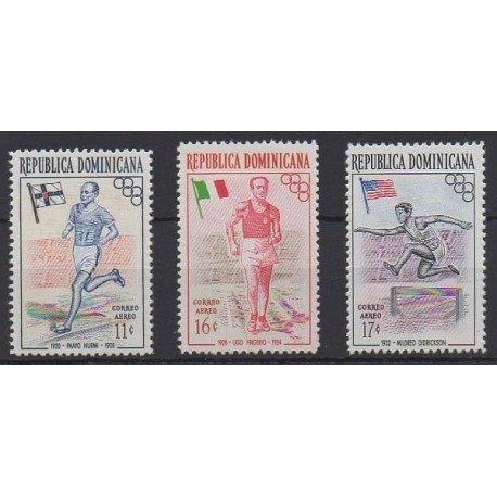 Dominican (Republic) - 1957 - Nb PA101/PA103 - Summer Olympics